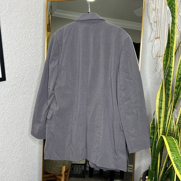 HOUSE OF CB 'Aline' Dark Grey Oversized Blazer NWOT